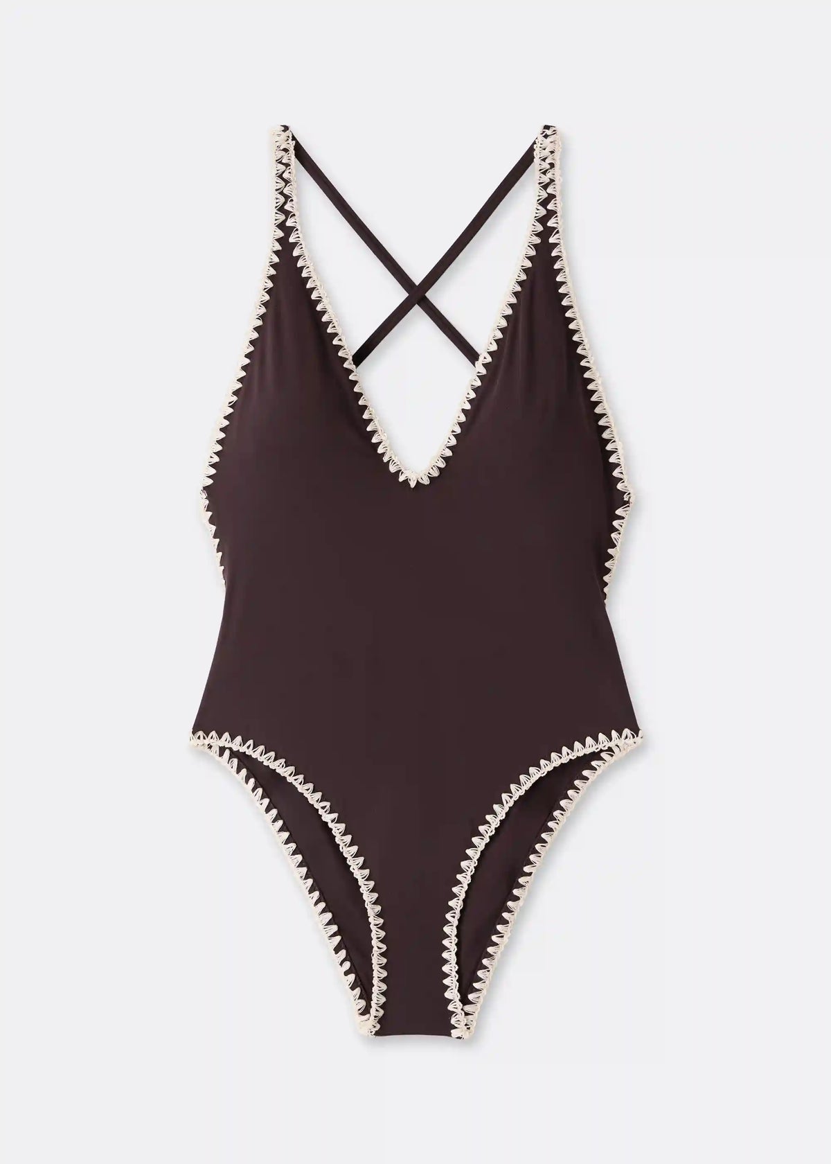 One Piece Swimsuit Premium Embroidery