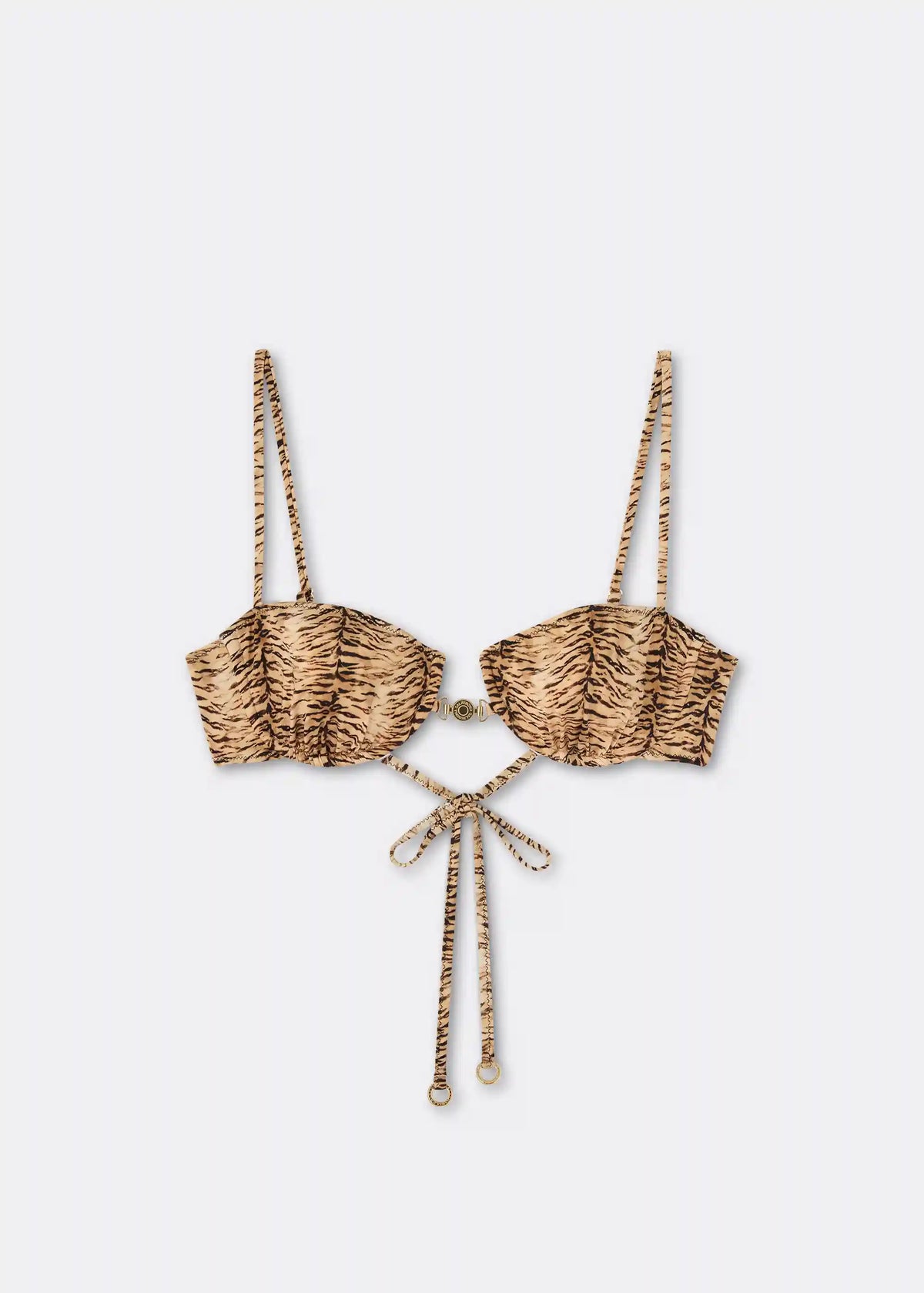 Minimal Fit Balconette Swimsuit Top Wild Tiger