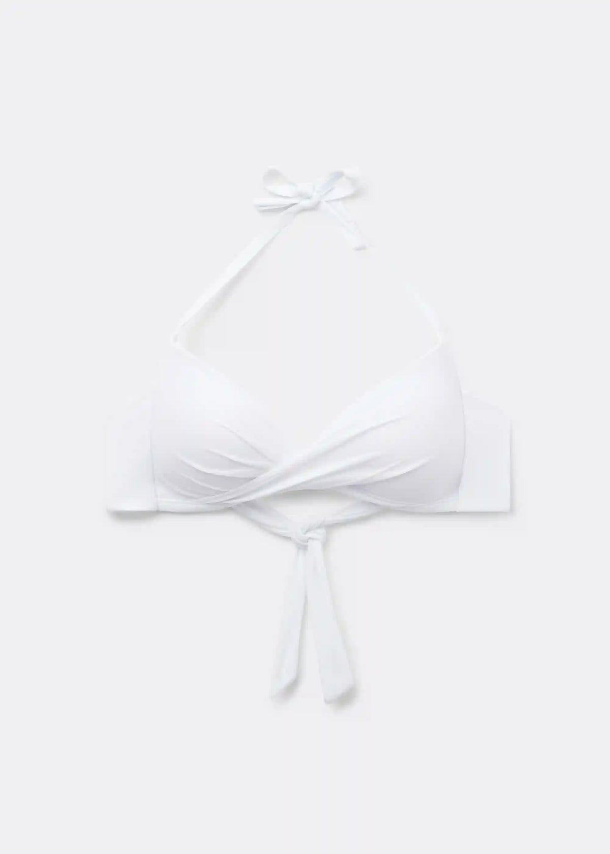 Graduated Padded Criss-Cross Triangle Swimsuit Top Indonesia