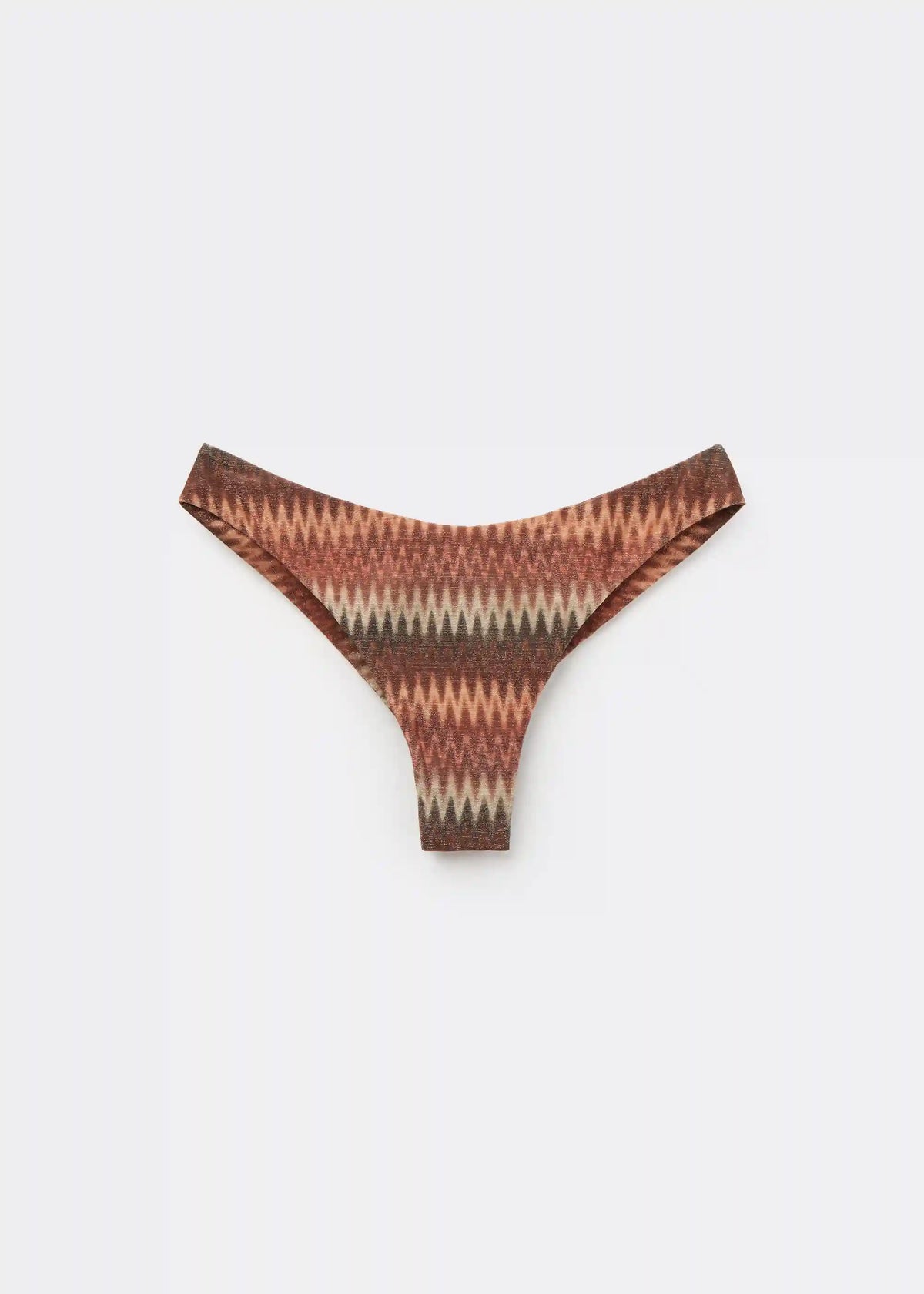 Golden Chevron Brazilian Swimsuit Bottoms