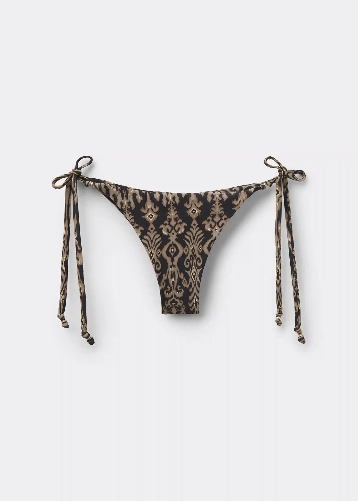 Brazilian Swimsuit Bottom Golden Ethnic