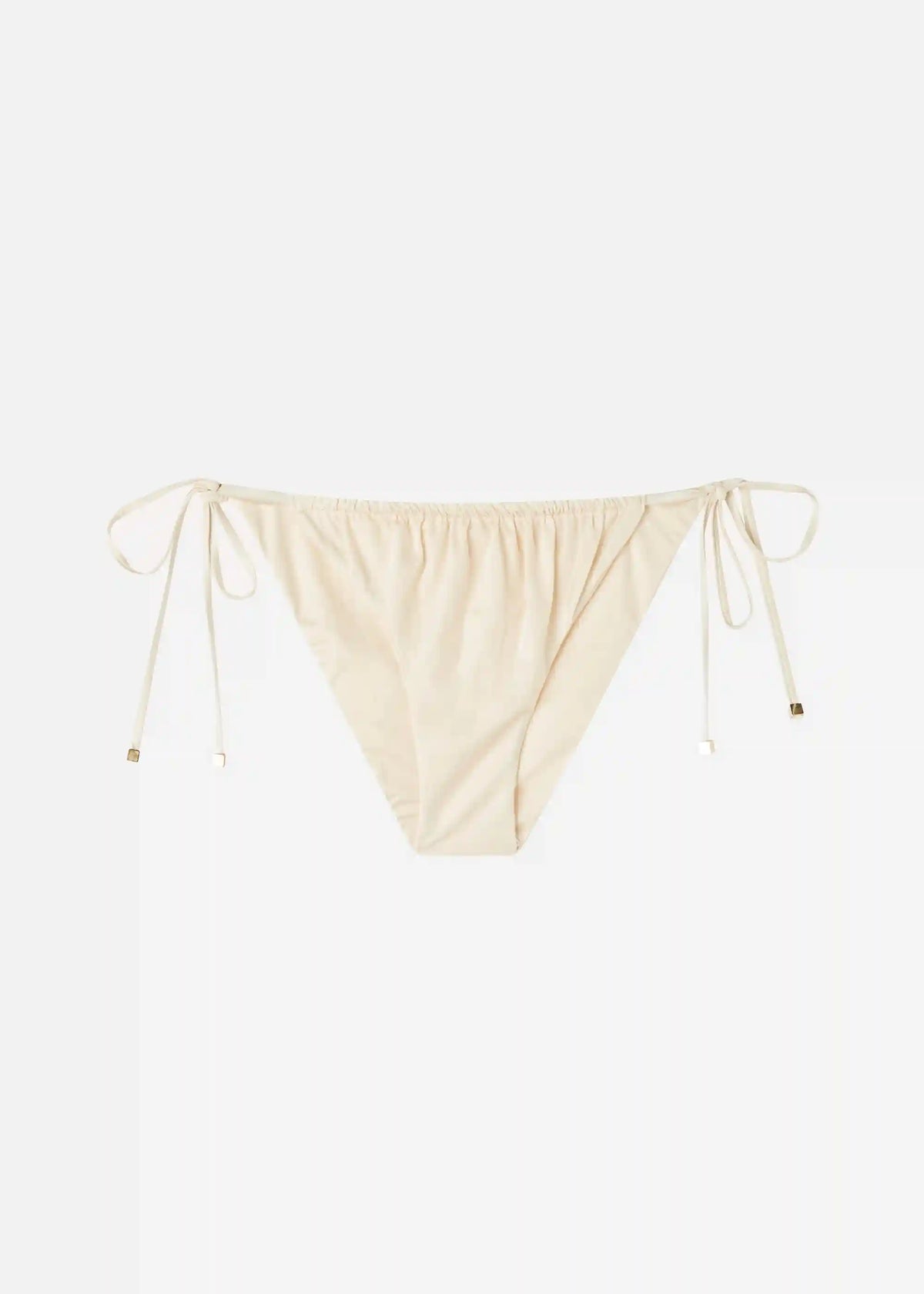 String Swimsuit Bottom Shiny Satin