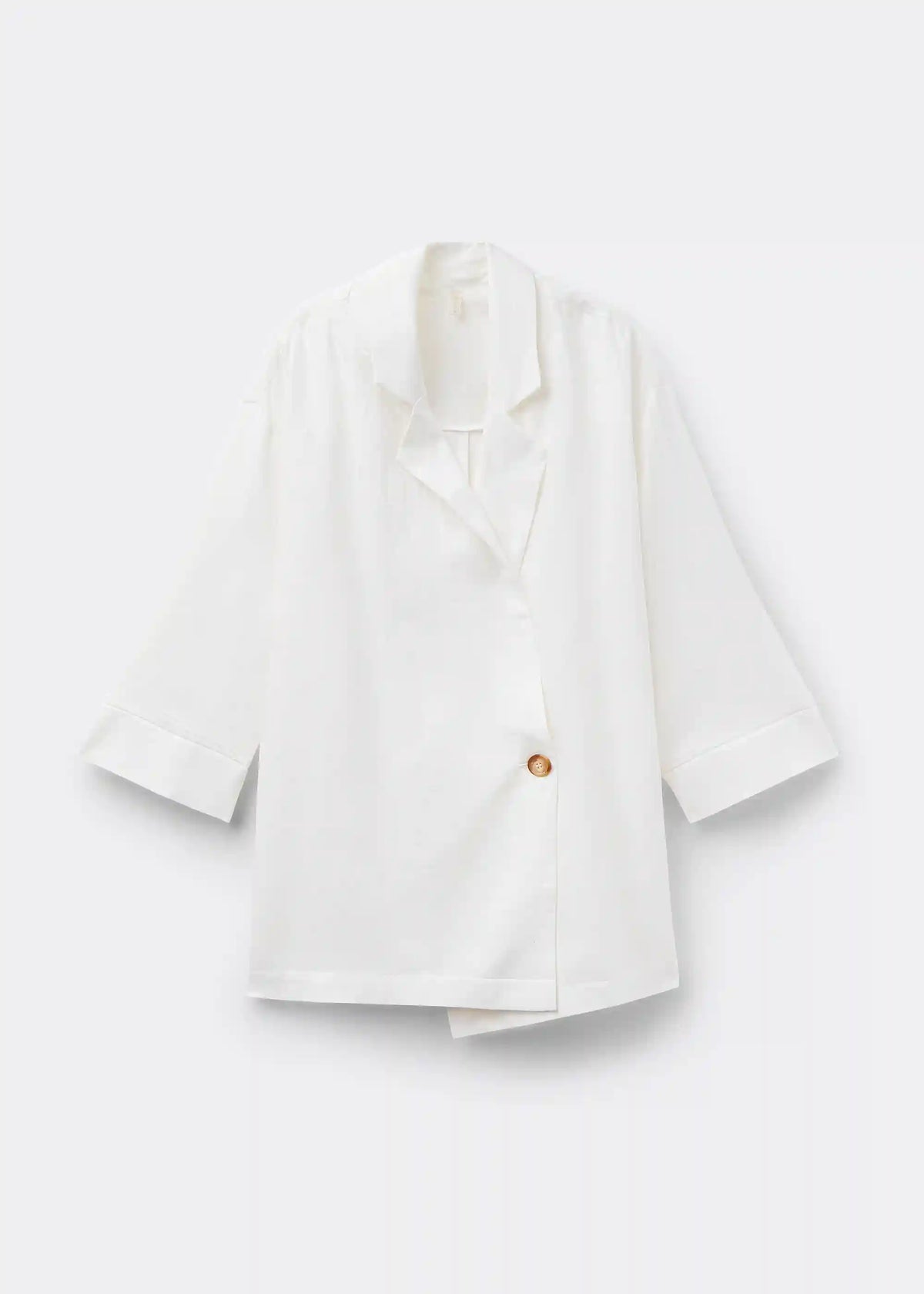 Loose Fit Blazer with Linen
