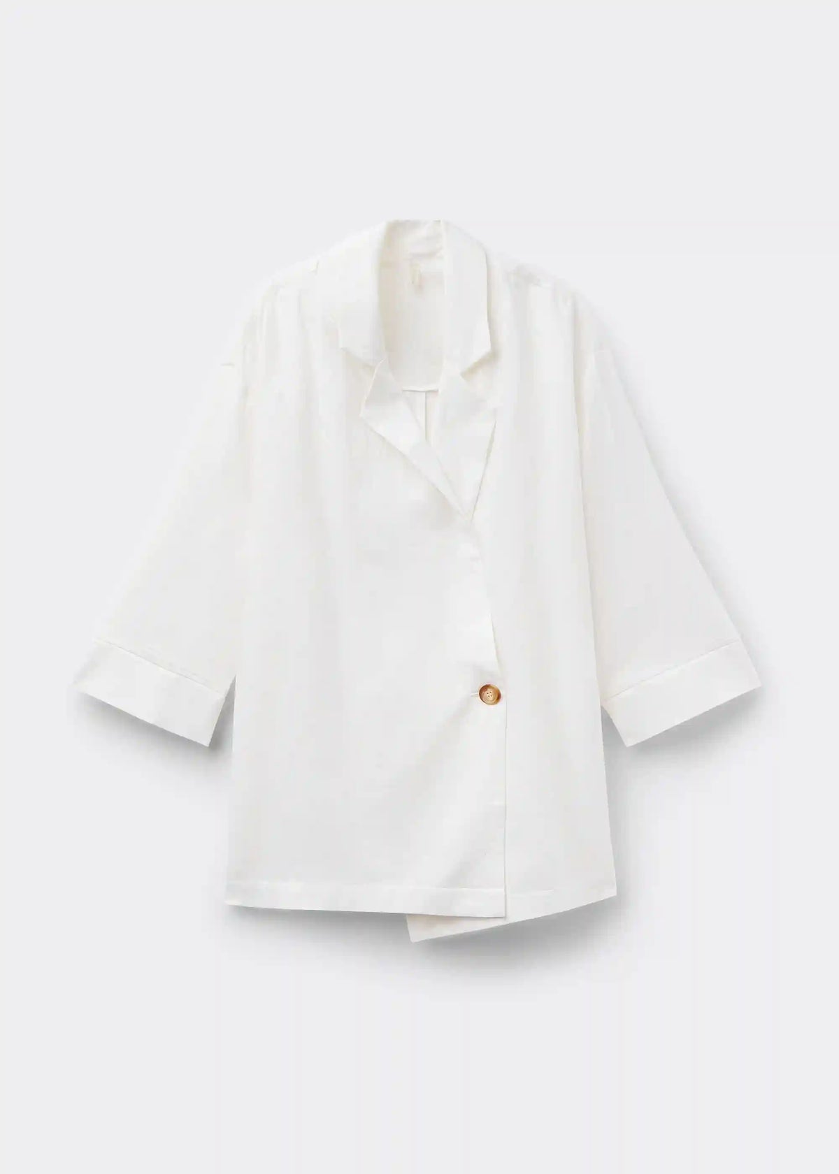 Loose Fit Blazer with Linen