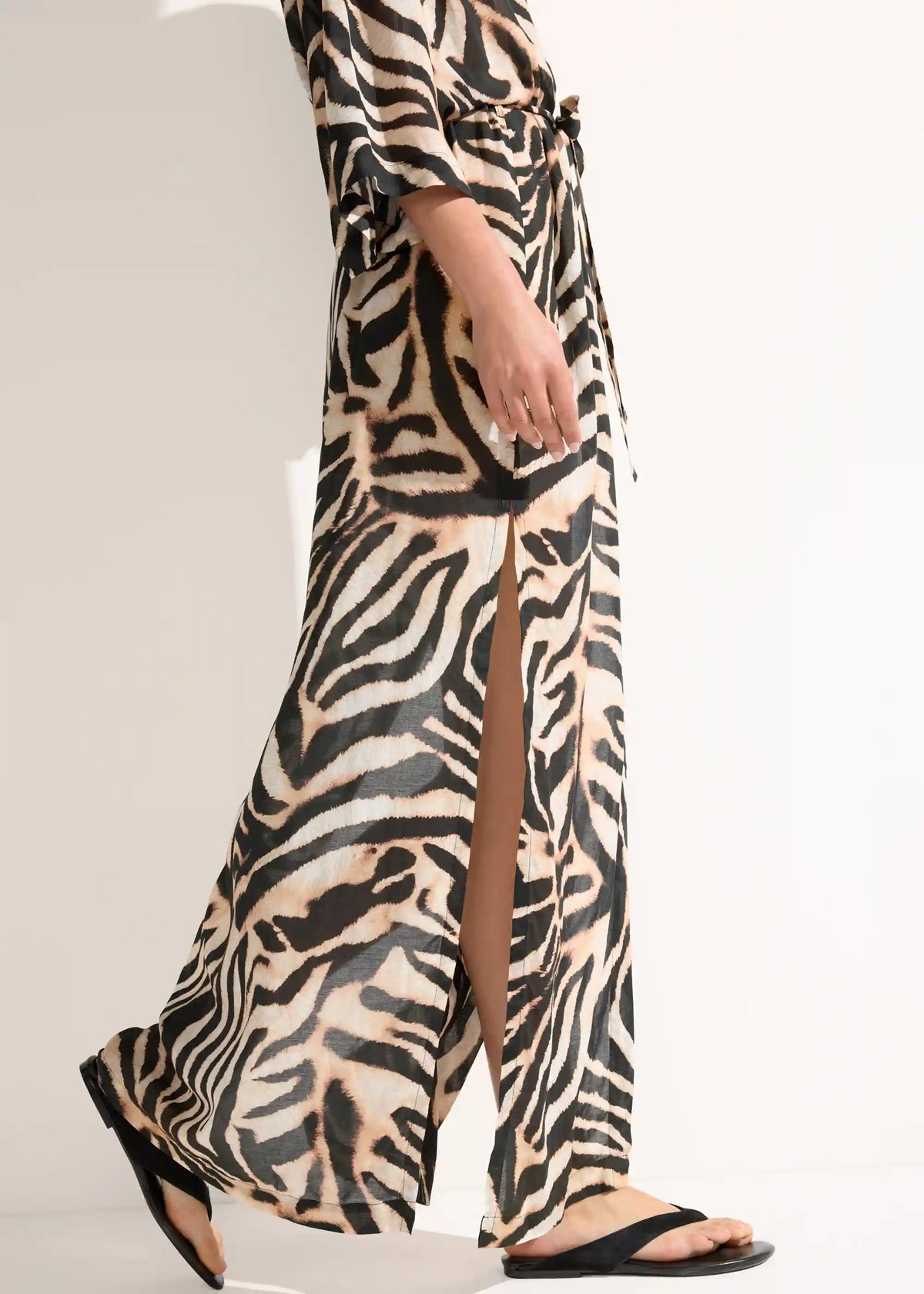 Zebra Print Kimono