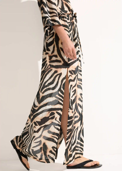 Zebra Print Kimono