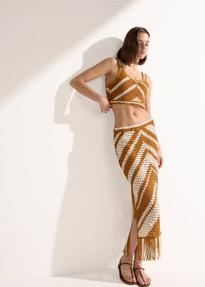 Crochet Midi Skirt