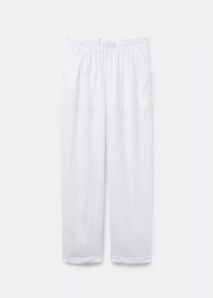 Linen and Viscose Pants