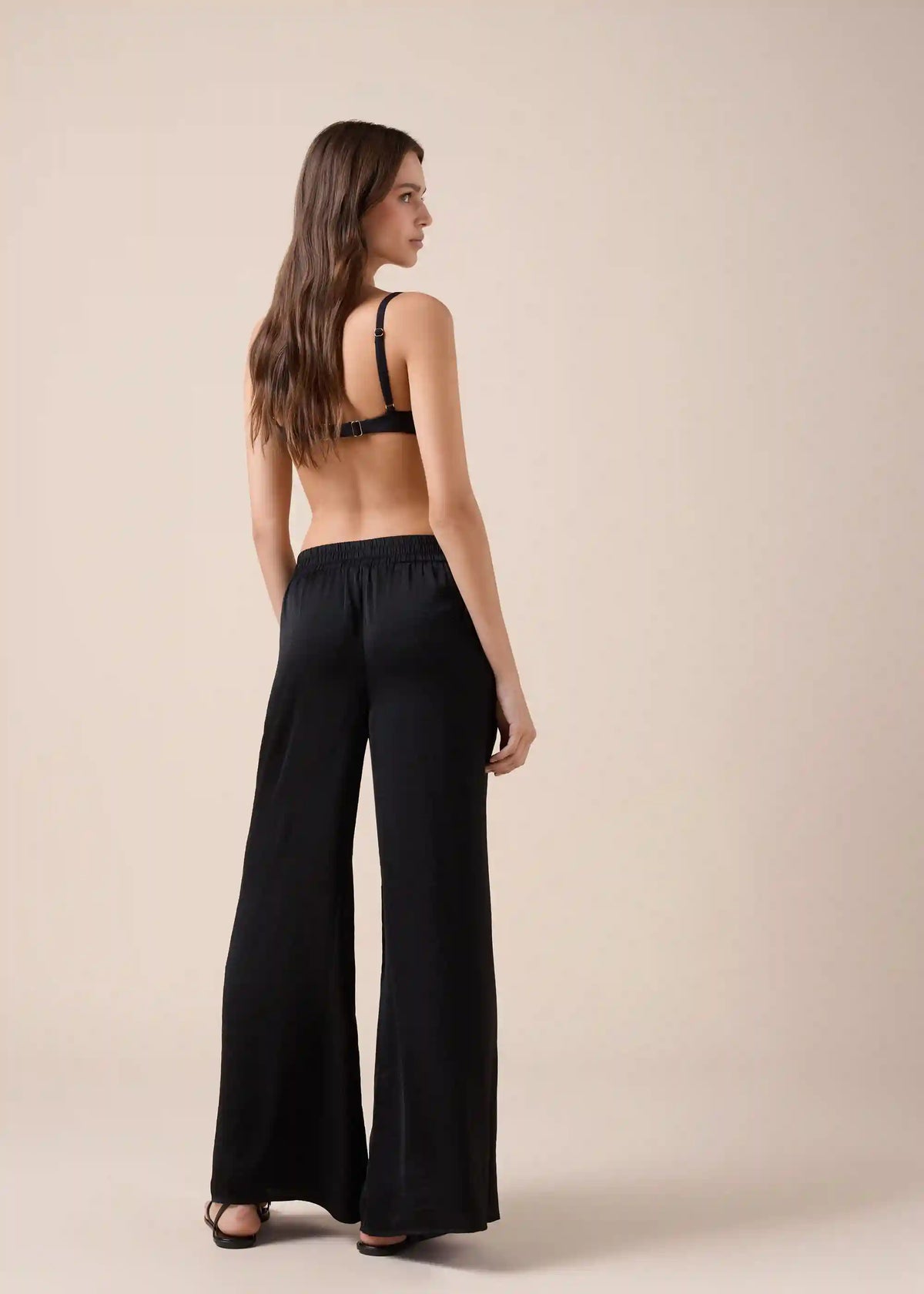 Shiny Palazzo Pants