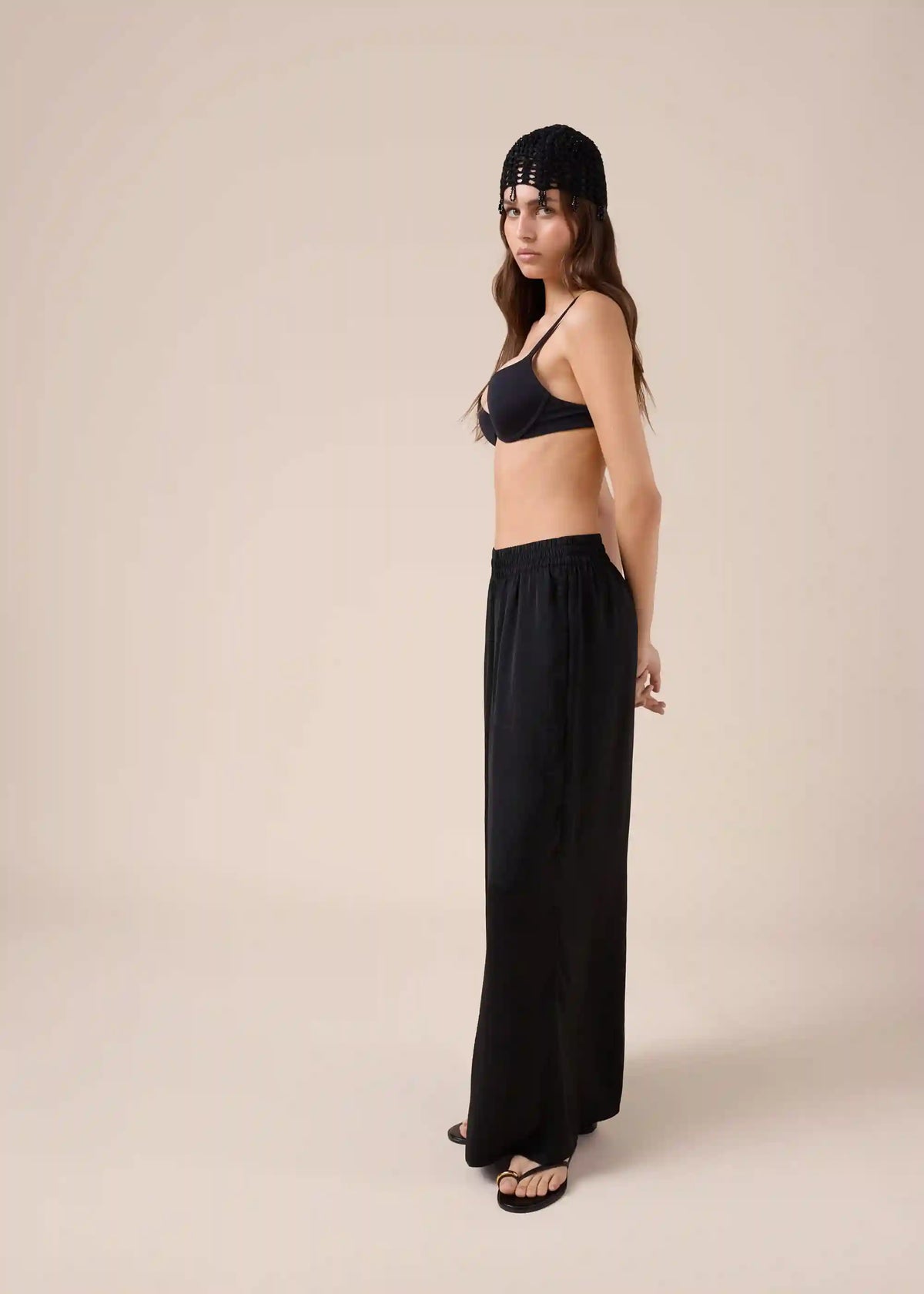 Shiny Palazzo Pants
