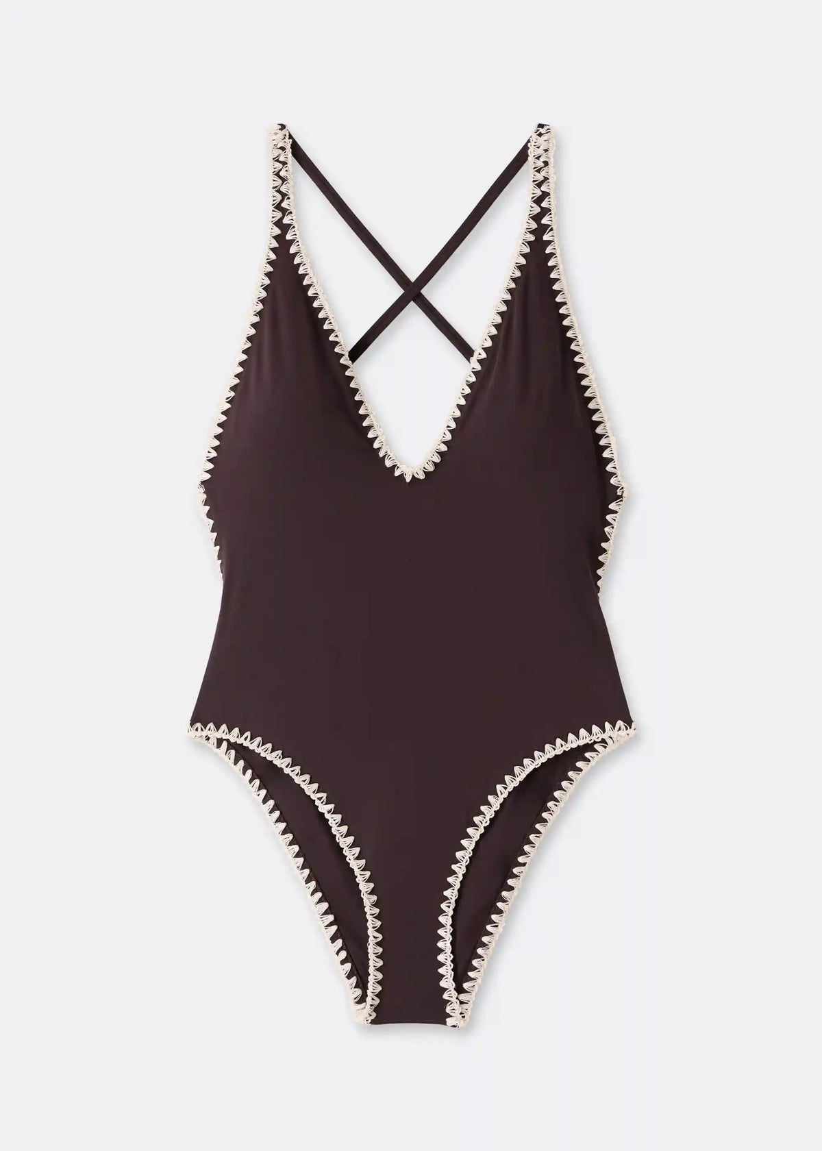 One Piece Swimsuit Premium Embroidery