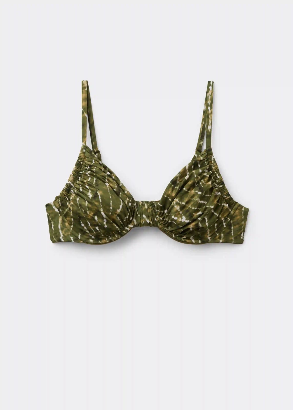 Balconette Swimsuit Top Natural Tie-Dye