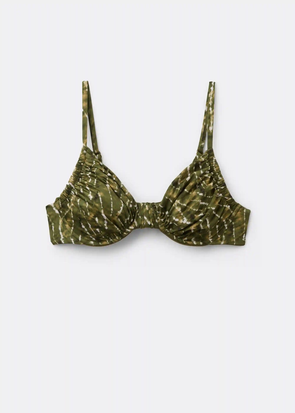 Balconette Swimsuit Top Natural Tie-Dye