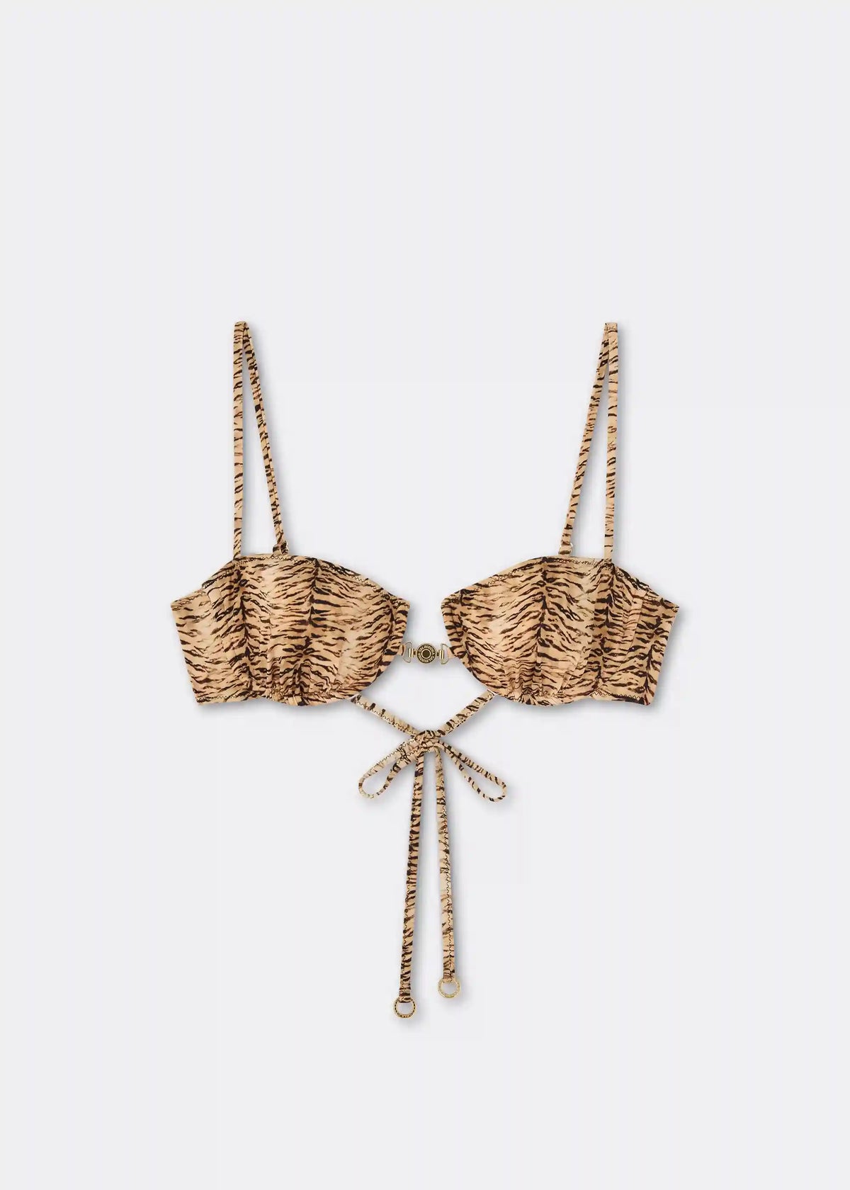 Minimal Fit Balconette Swimsuit Top Wild Tiger
