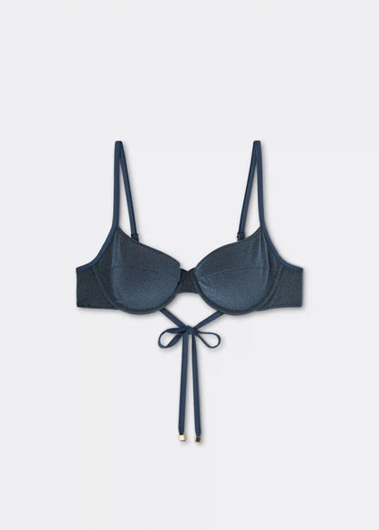 Balconette Swimsuit Top Pearl Shine