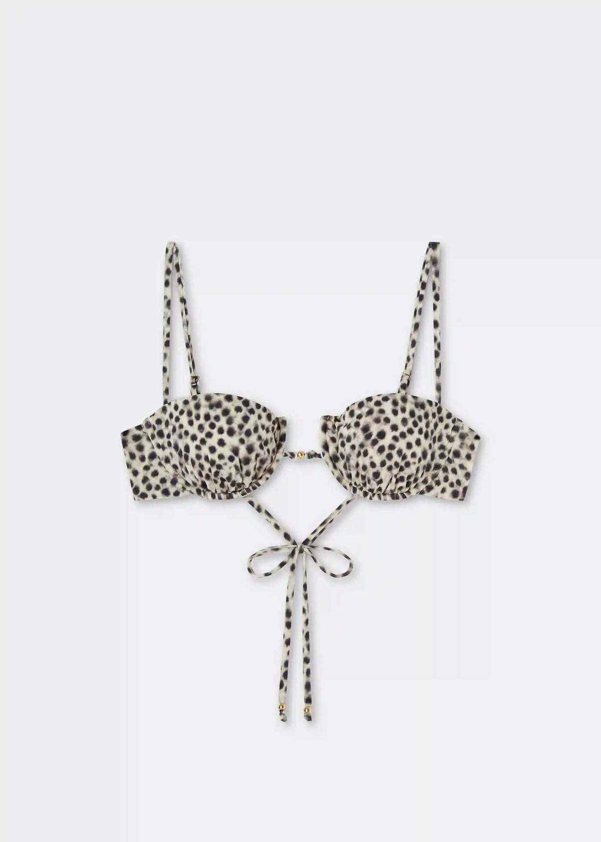 Balconette Swimsuit Top Faded Dots