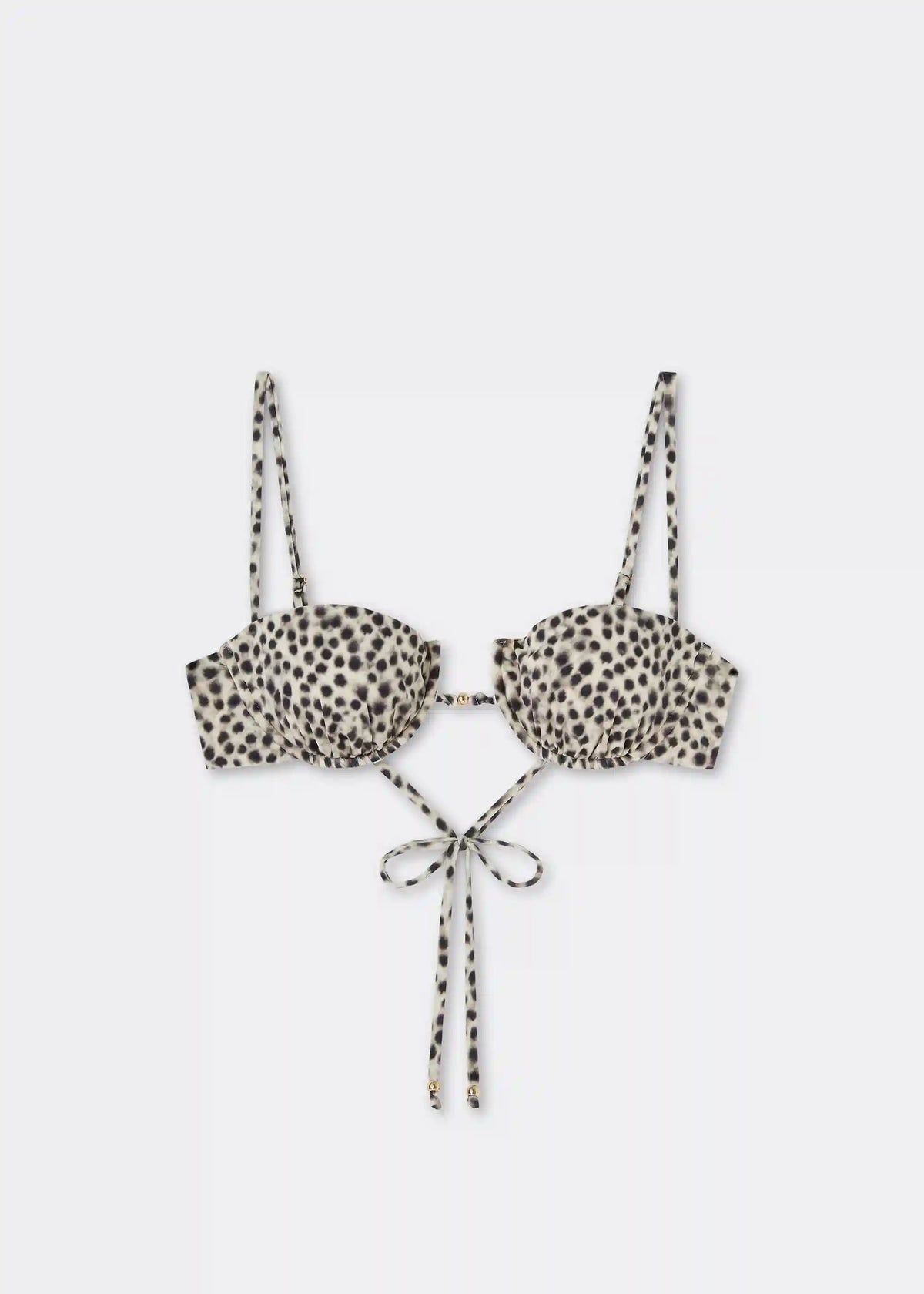 Balconette Swimsuit Top Faded Dots