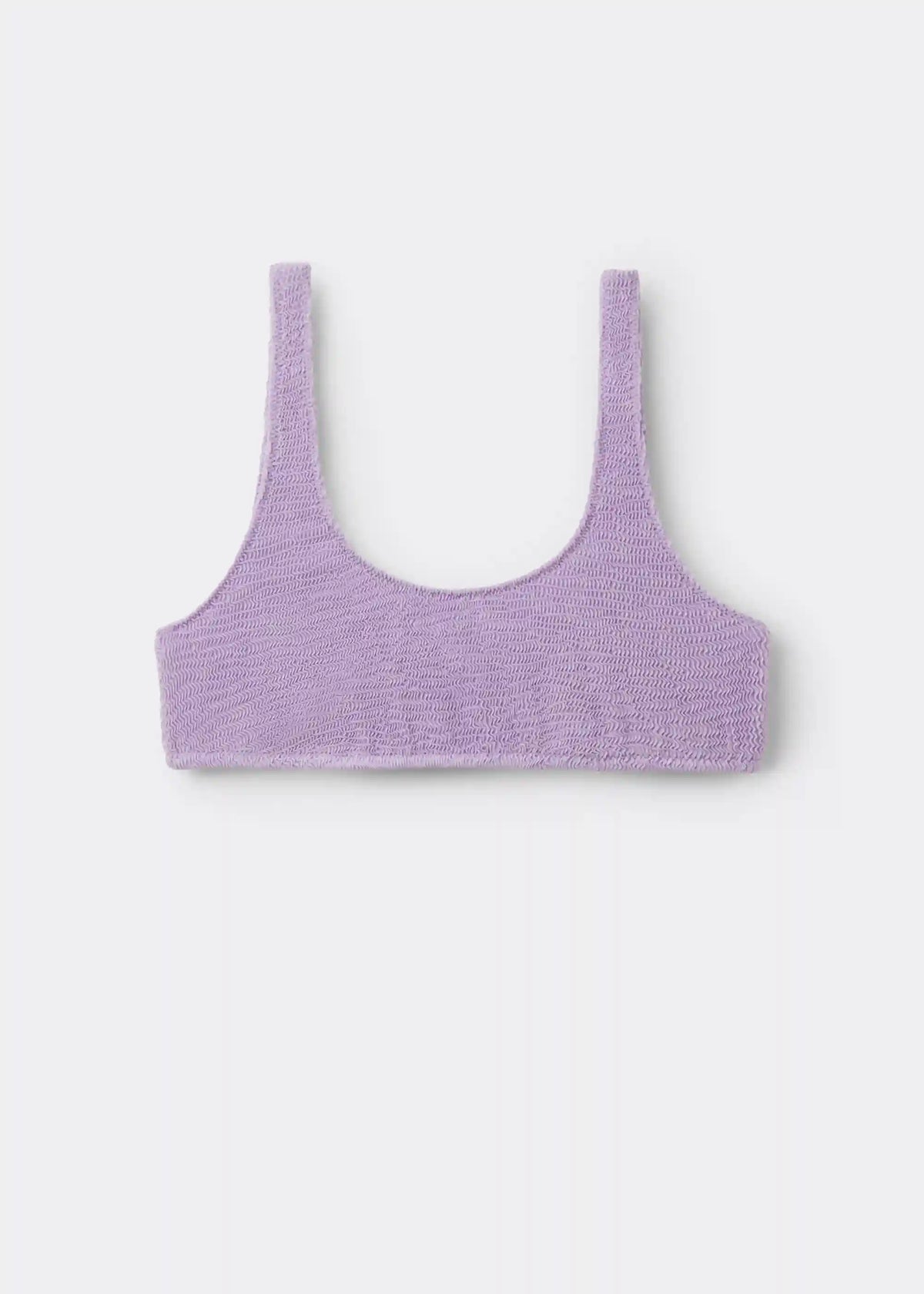 Tank-Style Swimsuit Top Crinkle Waves