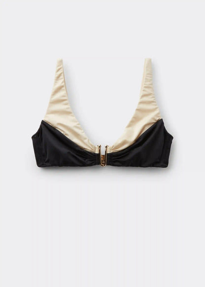 Tank-style Swimsuit Top Elegant Bicolor