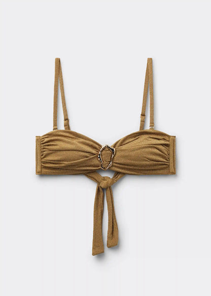 Bandeau Swimsuit Top Sophisticated Shine