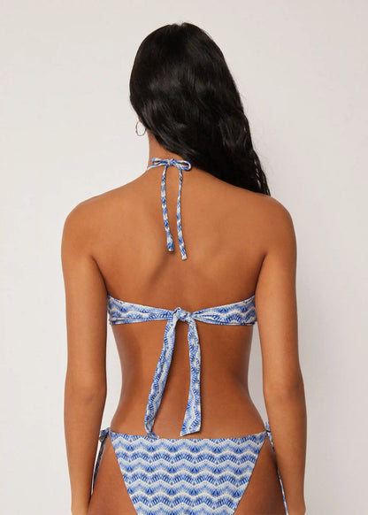 Bandeau Swimsuit Top Water Reflection