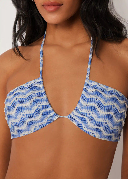 Bandeau Swimsuit Top Water Reflection