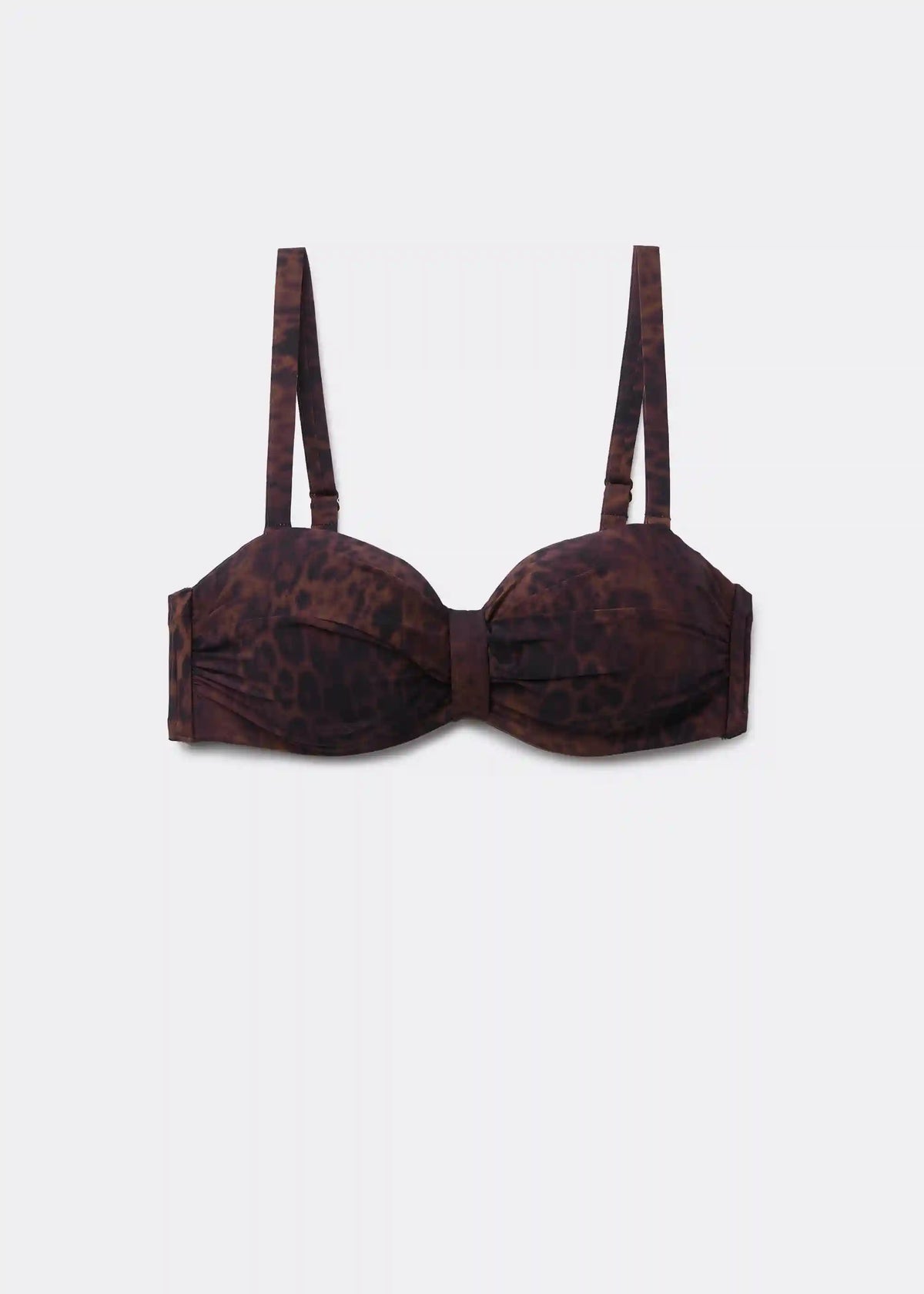 Bandeau Bikini Top Dark Animalier