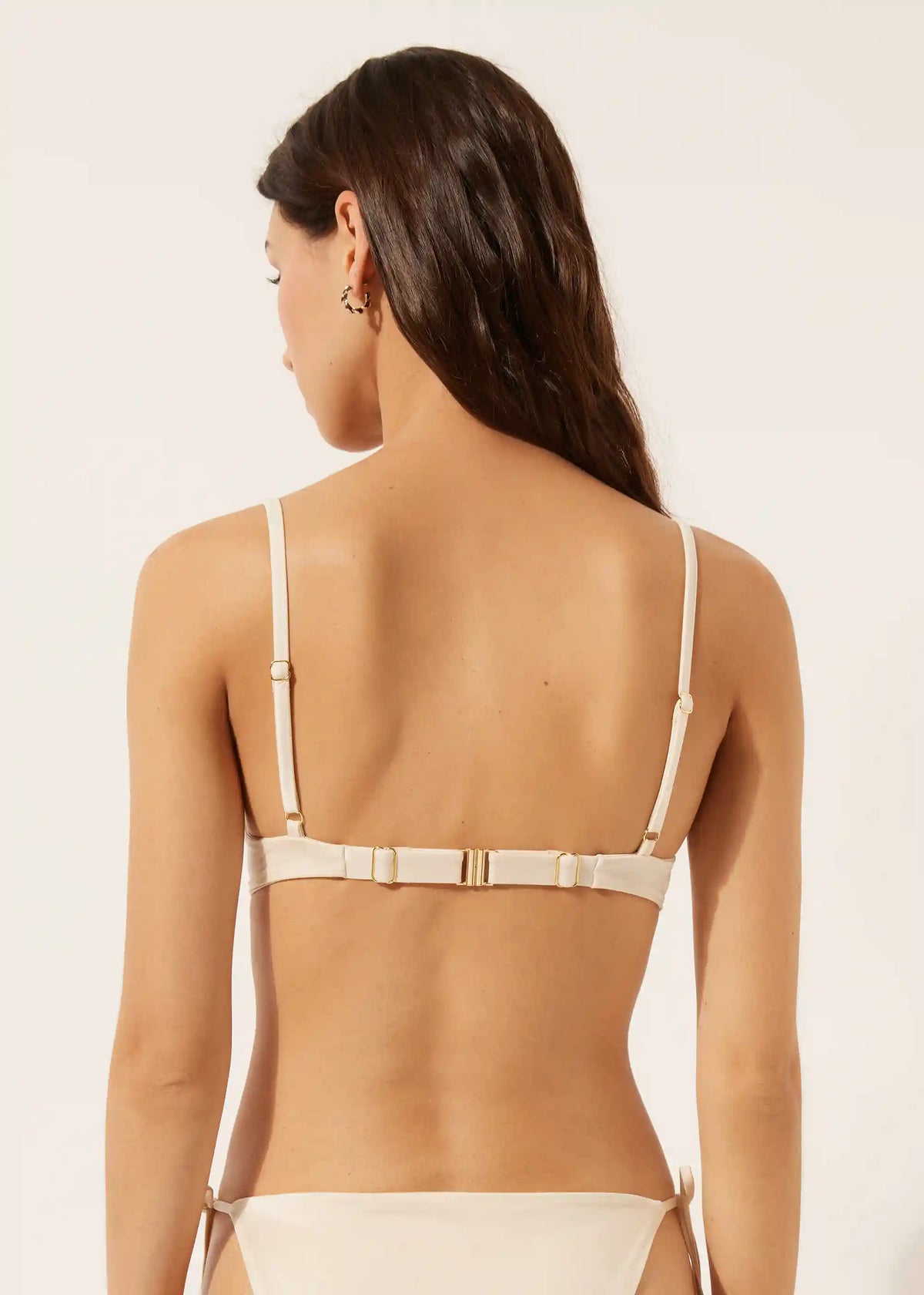 Push Up Swimsuit Shiny Satin