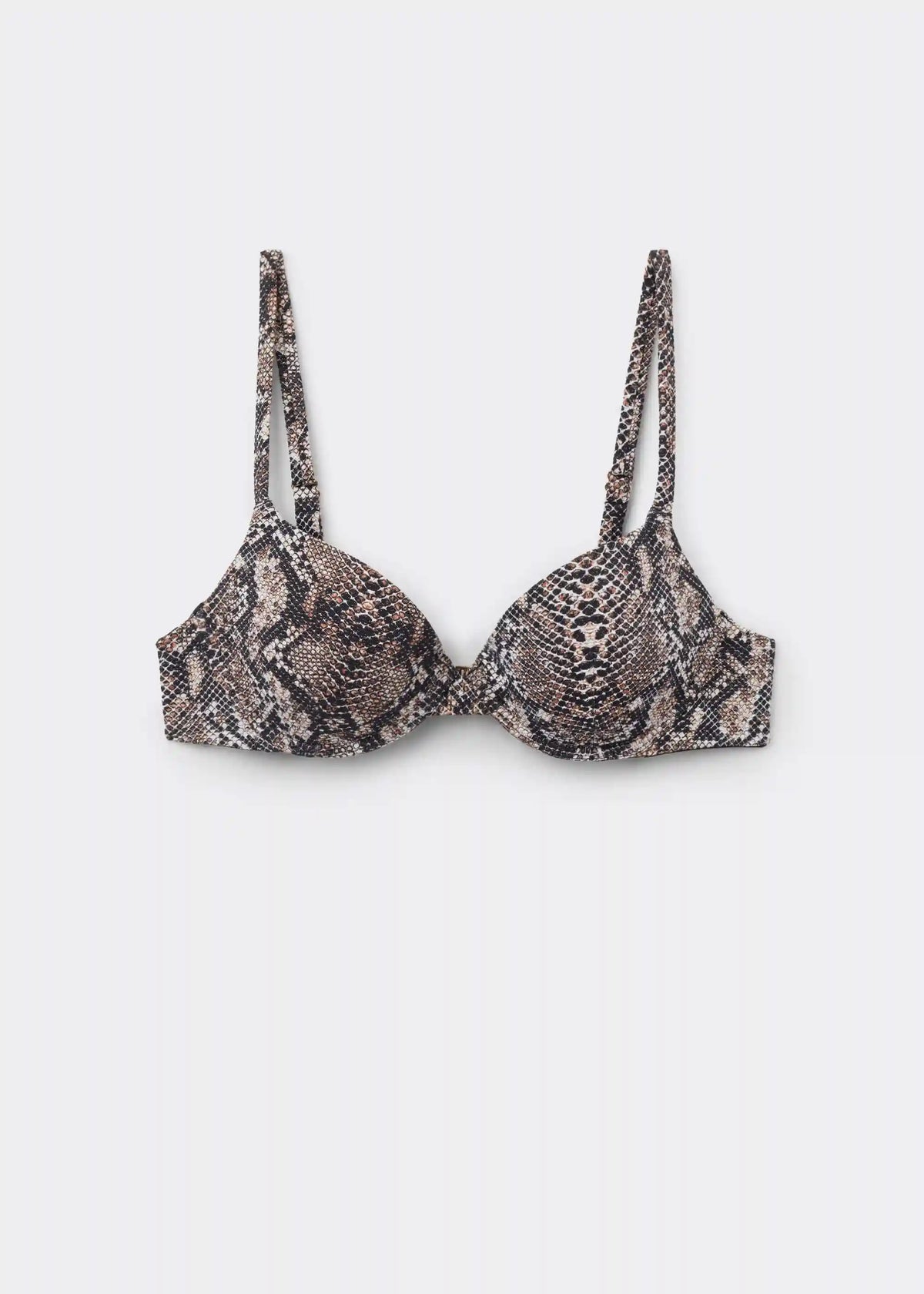 Push Up Swimsuit Top Classic Snake