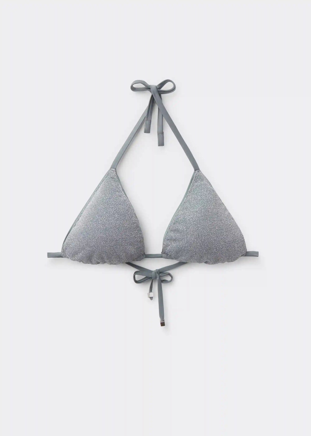 Triangle Swimsuit Top Metallic Glow