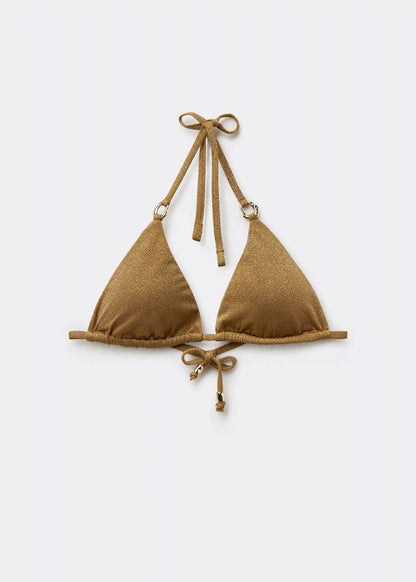 Triangle Swimsuit Top Sophisticated Shine