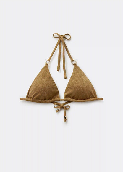 Triangle Swimsuit Top Sophisticated Shine