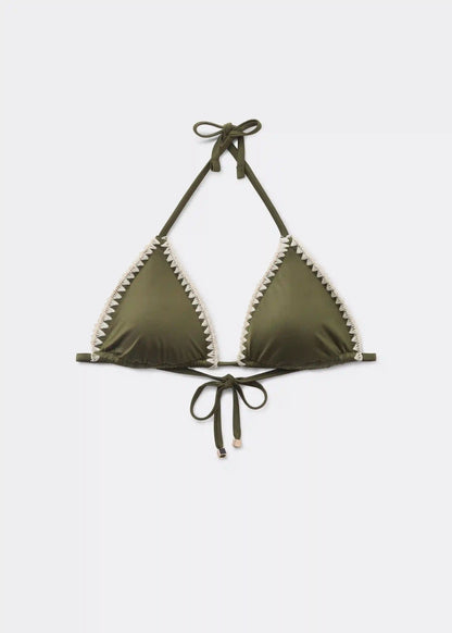 Triangle Swimsuit Top Refined Shine