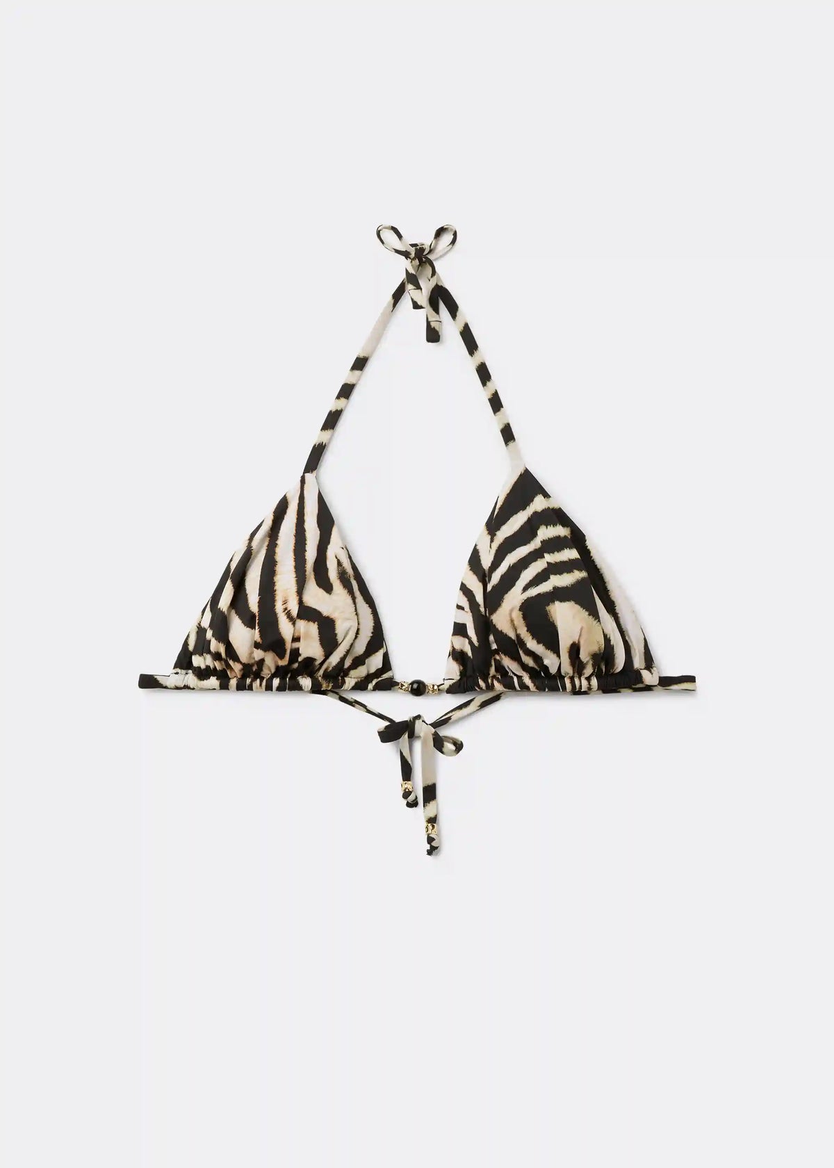 Triangle Swimsuit Top Savannah Zebra
