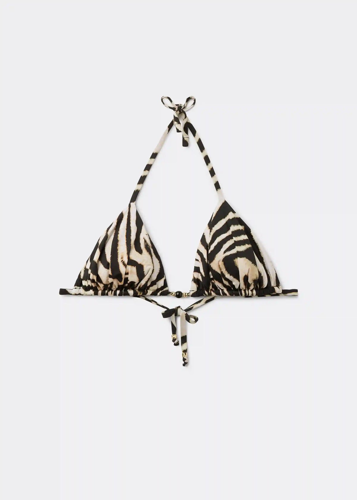 Triangle Swimsuit Top Savannah Zebra