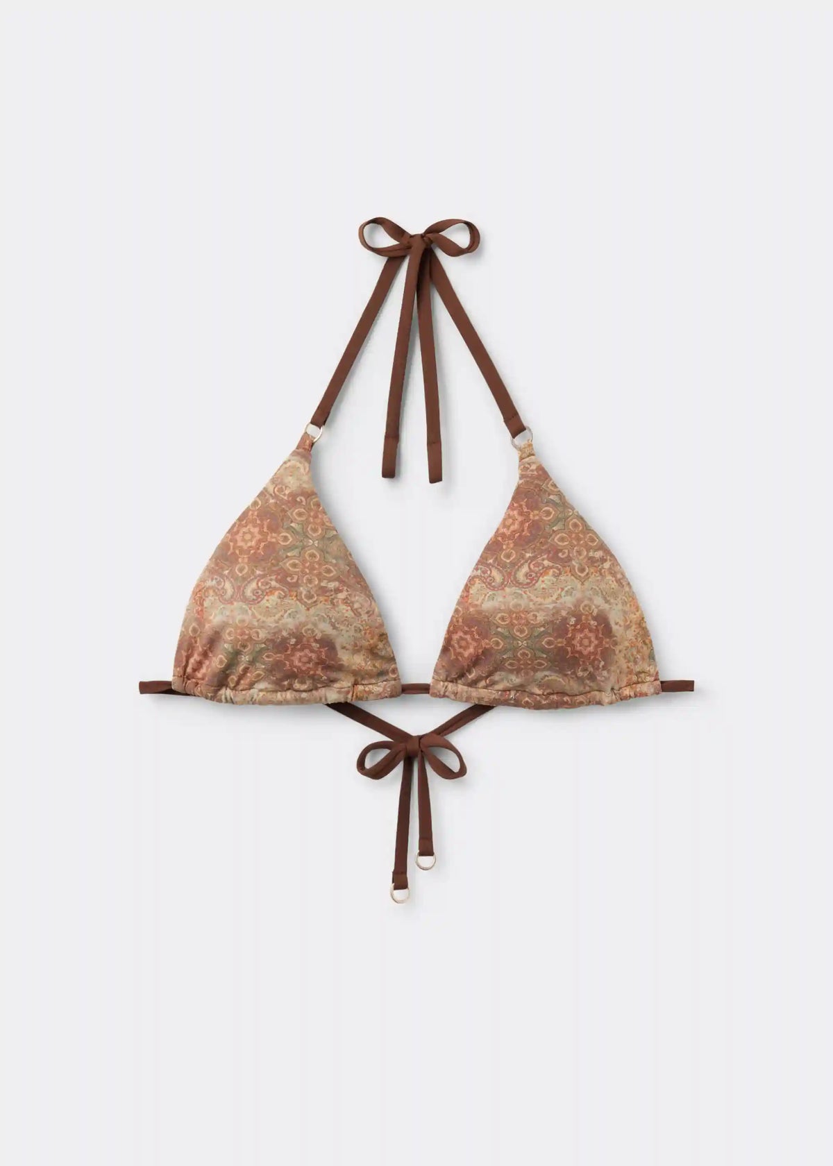 Triangle Swimsuit Top Ethnic Boho