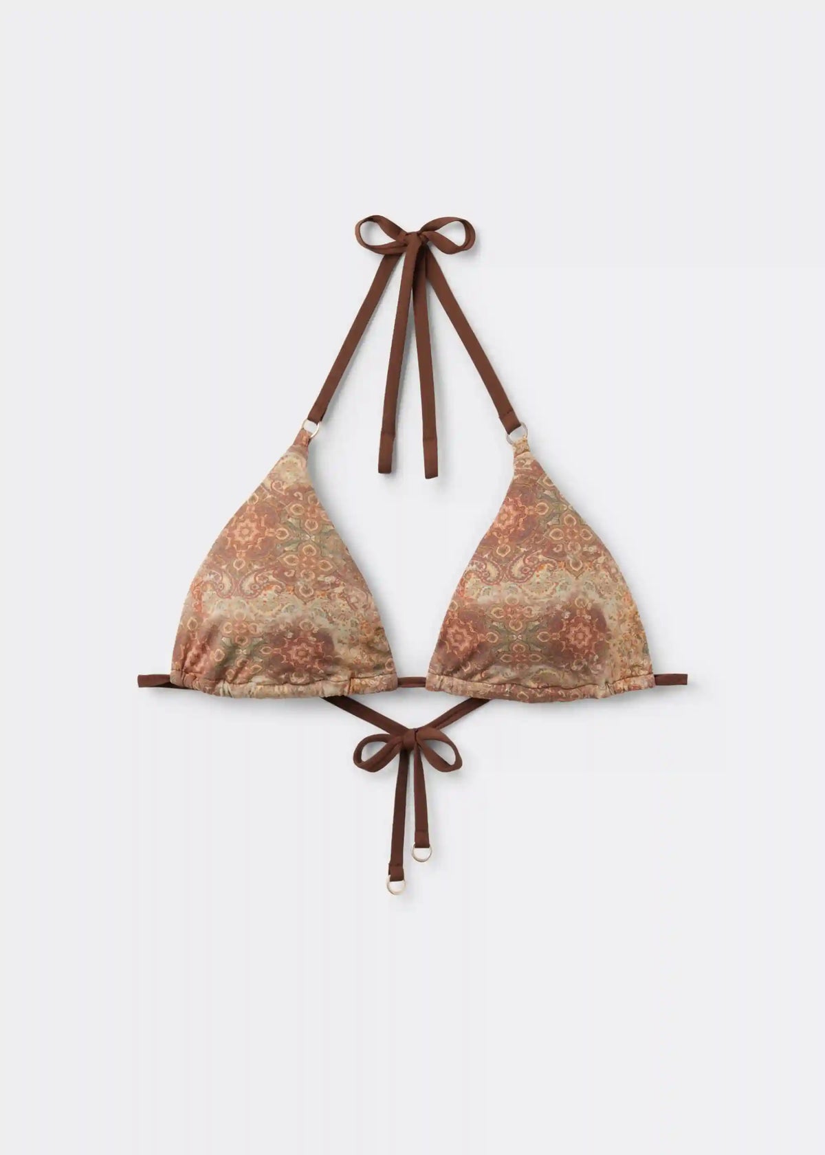 Triangle Swimsuit Top Ethnic Boho