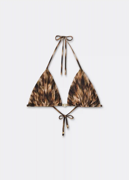 Triangle Swimsuit Top Earth Shades