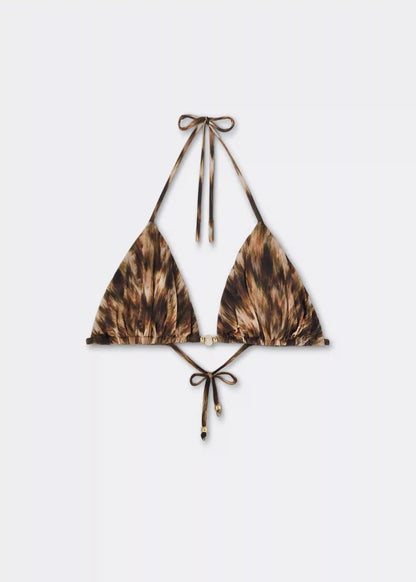 Triangle Swimsuit Top Earth Shades