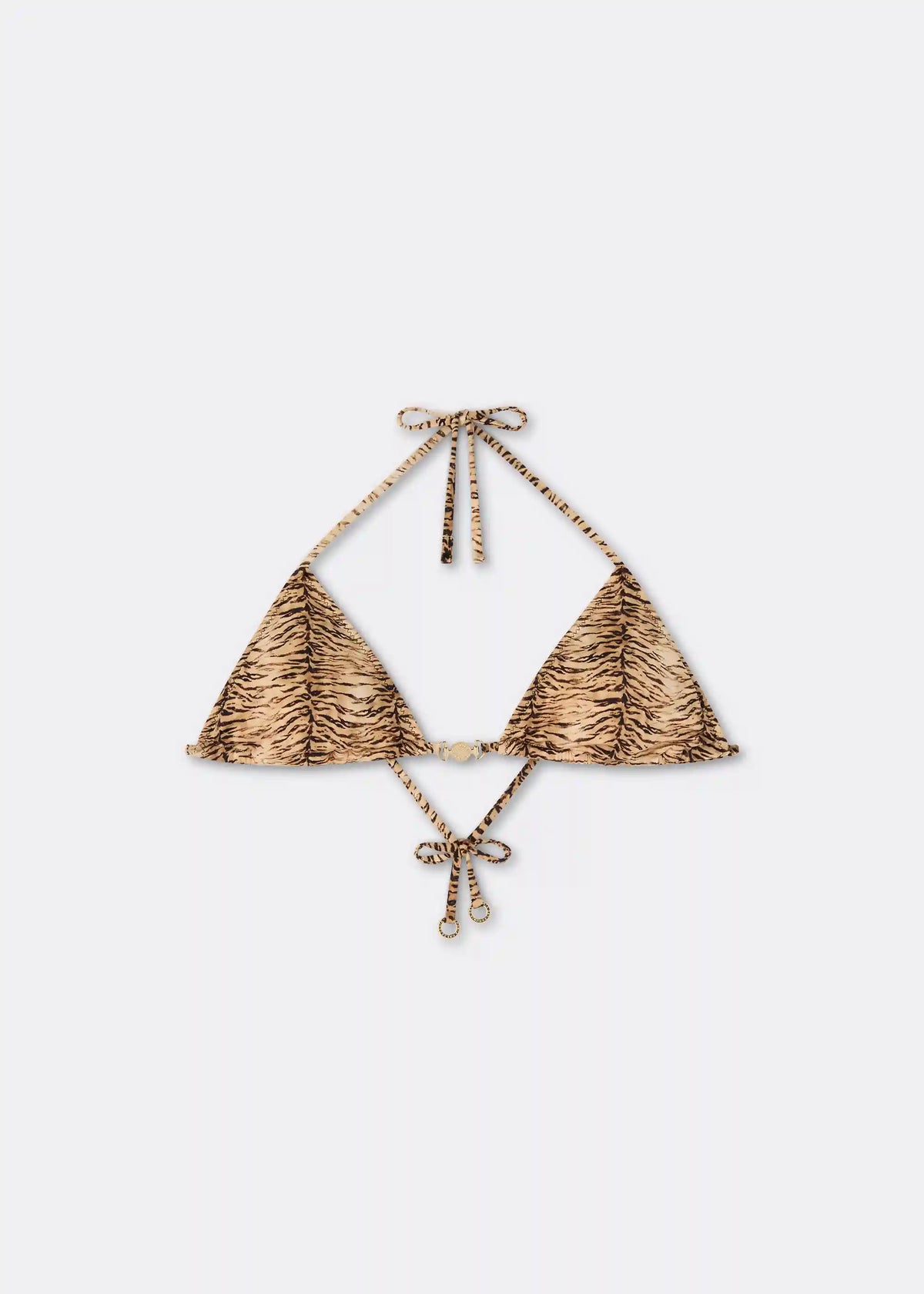Minimal Fit Triangle Swimsuit Top Wild Tiger