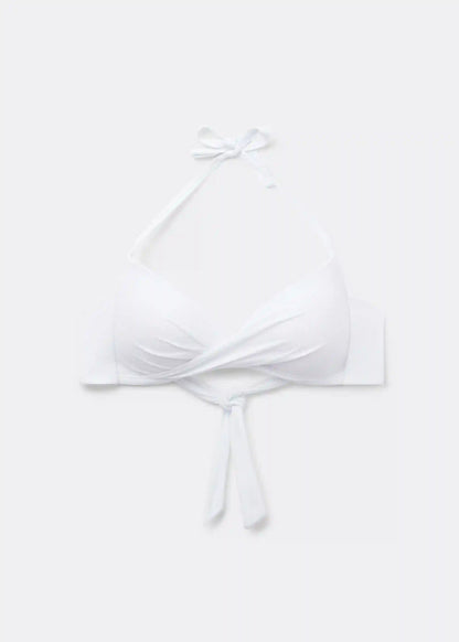Graduated Padded Criss-Cross Triangle Swimsuit Top Indonesia