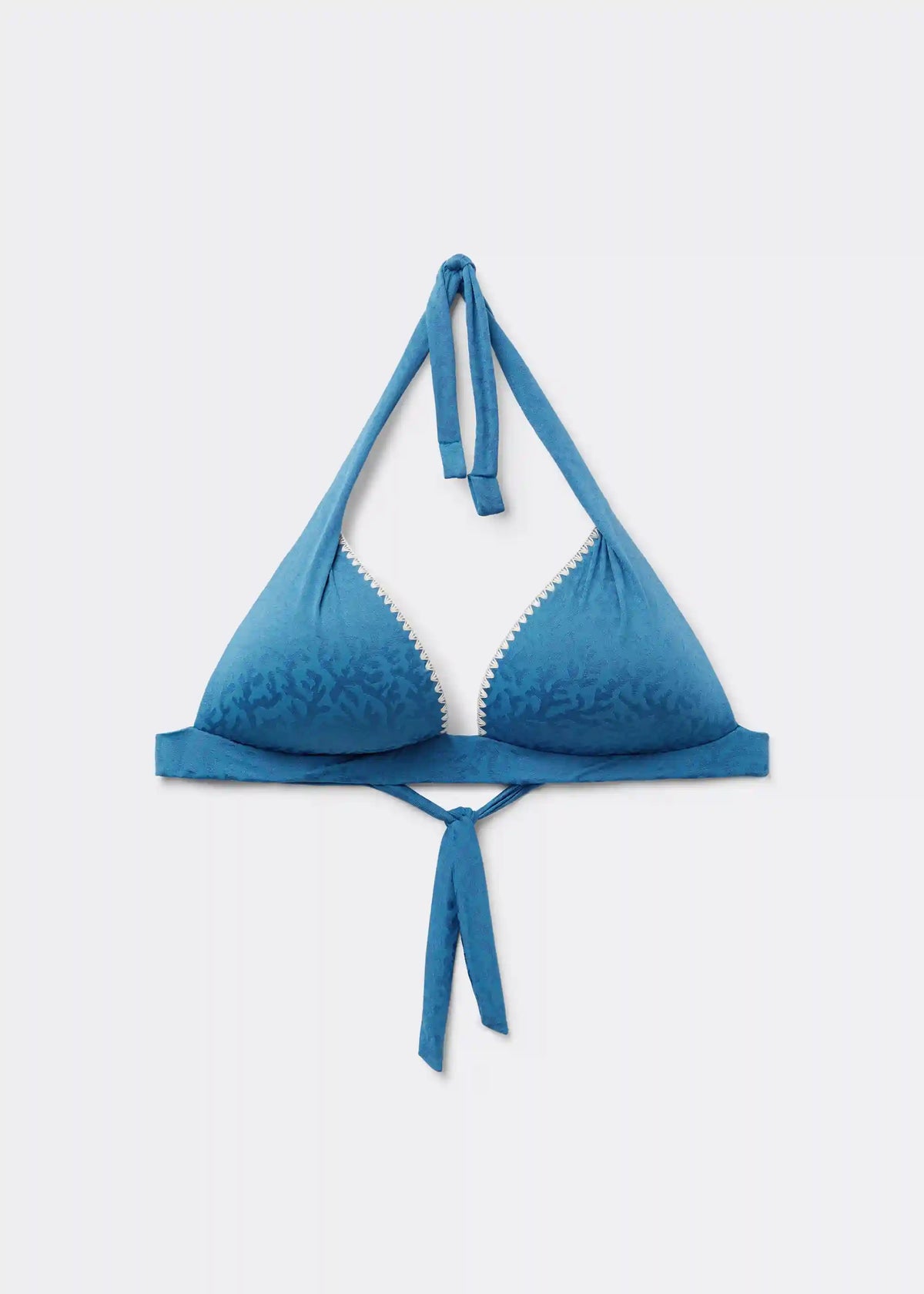 Padded Triangle Swimsuit Top Sea Corals