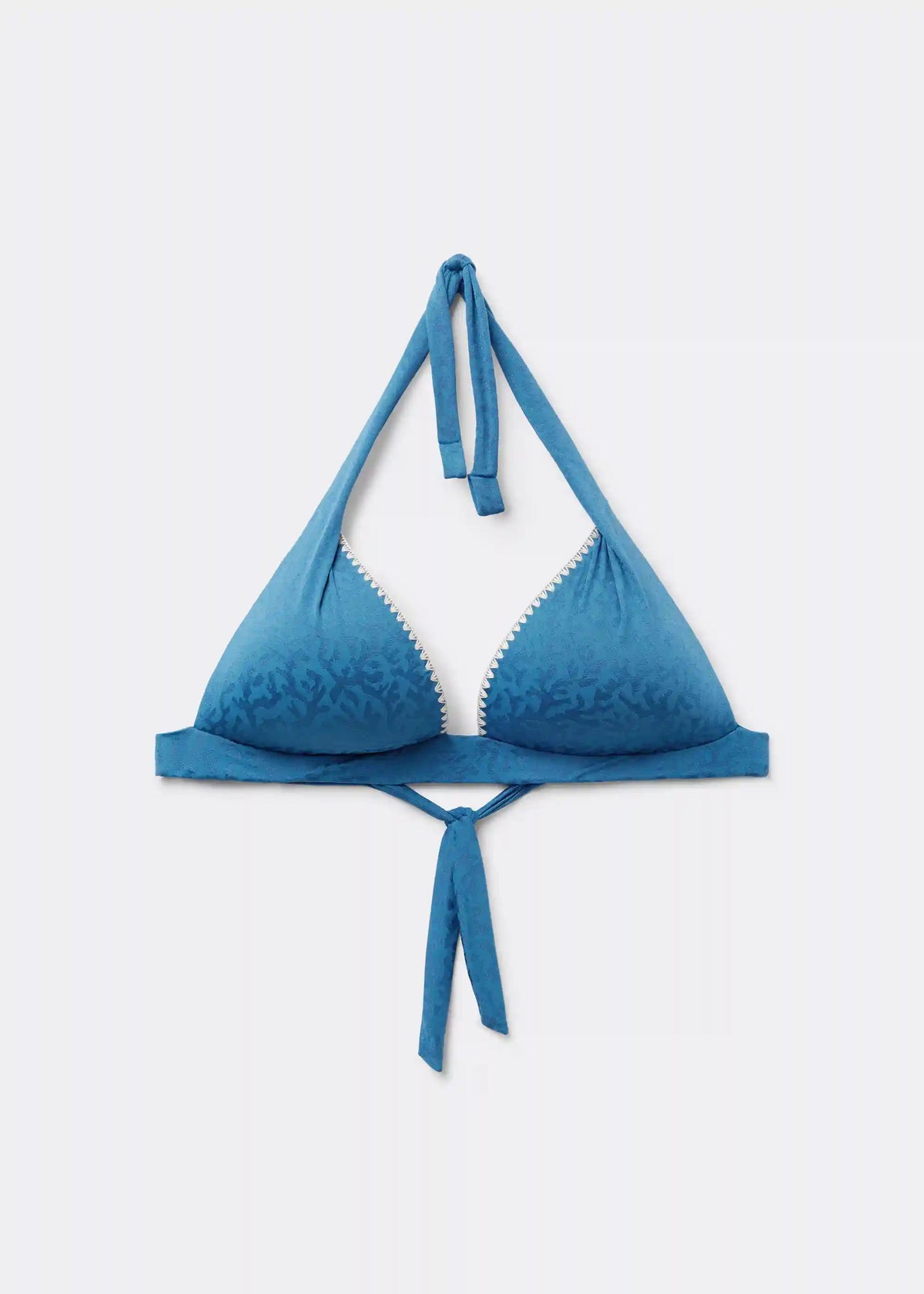 Padded Triangle Swimsuit Top Sea Corals