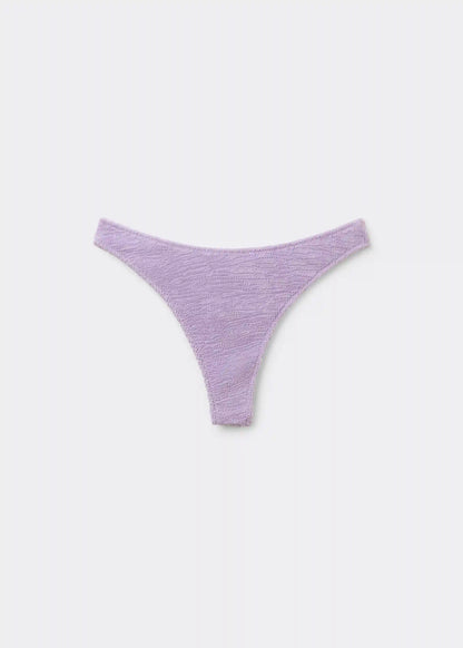 Brazilian Swimsuit Bottoms Crinkle Waves