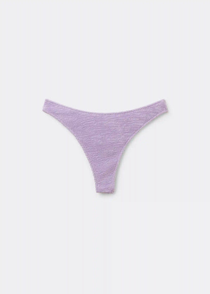 Brazilian Swimsuit Bottoms Crinkle Waves