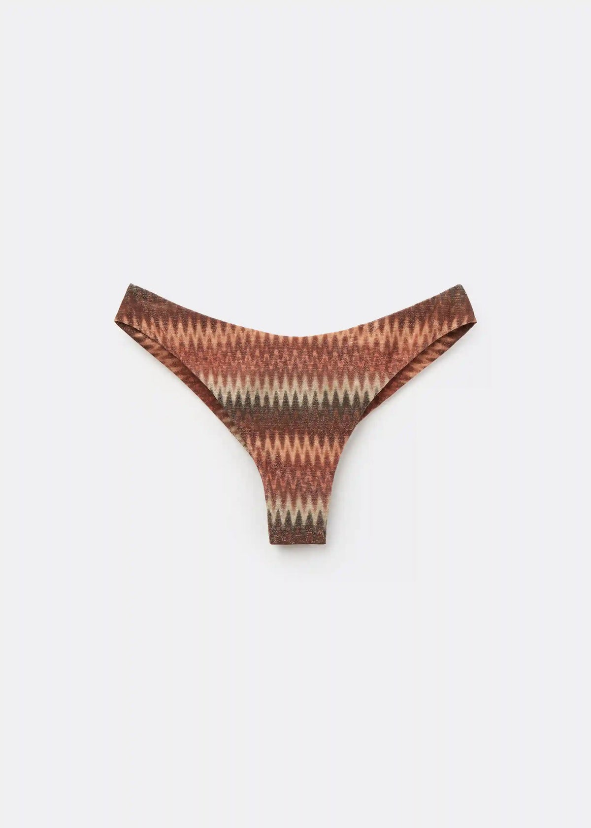 Golden Chevron Brazilian Swimsuit Bottoms