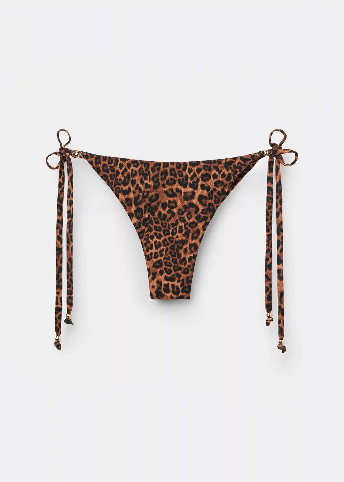 Wild Animalier Brazilian Side Tie Swimsuit Bottoms
