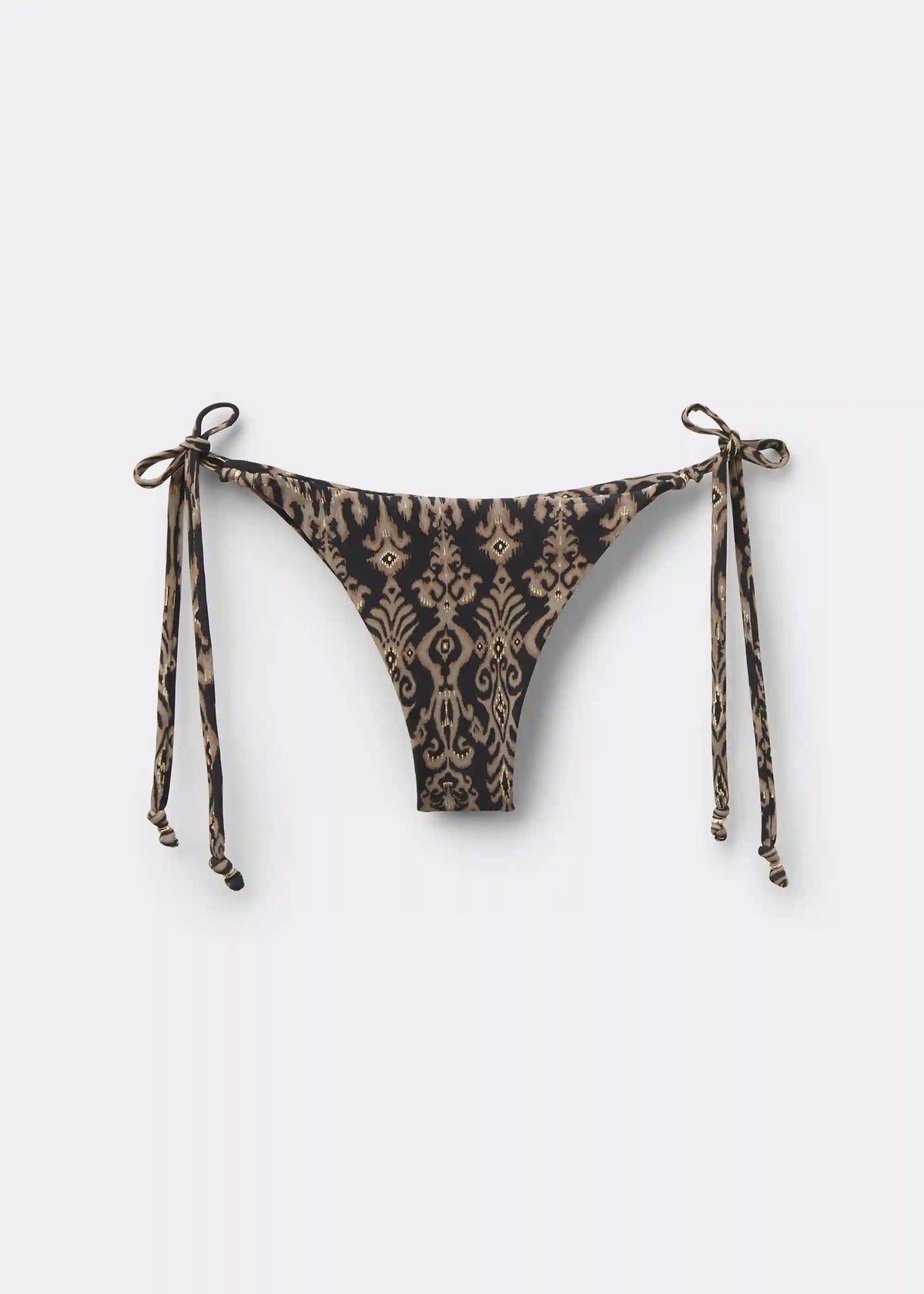 Brazilian Swimsuit Bottom Golden Ethnic