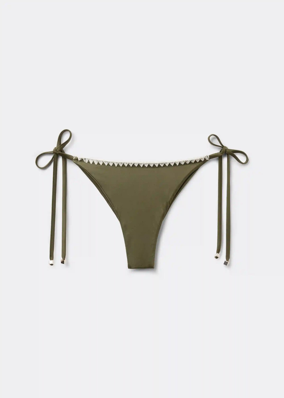 Laced Brazilian Swimsuit Bottom Refined Shine