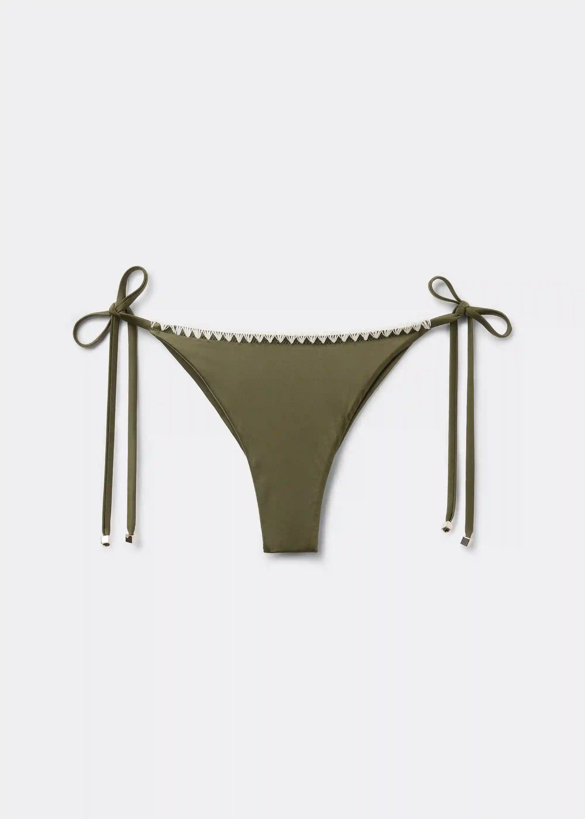 Laced Brazilian Swimsuit Bottom Refined Shine
